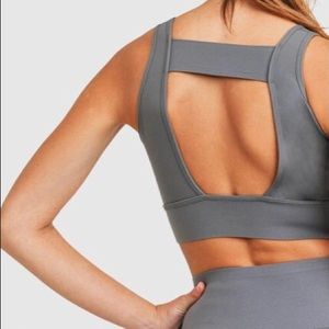 Cute ribbed sports bra by mono b.